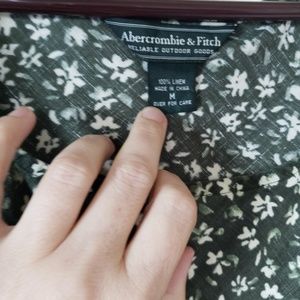 Abercrombie & Fitch Dresses - Abercrombie & Fitch green linen sundress Abercrombie & Fitch Dresses - Abercrombie & Fitch green linen sundress